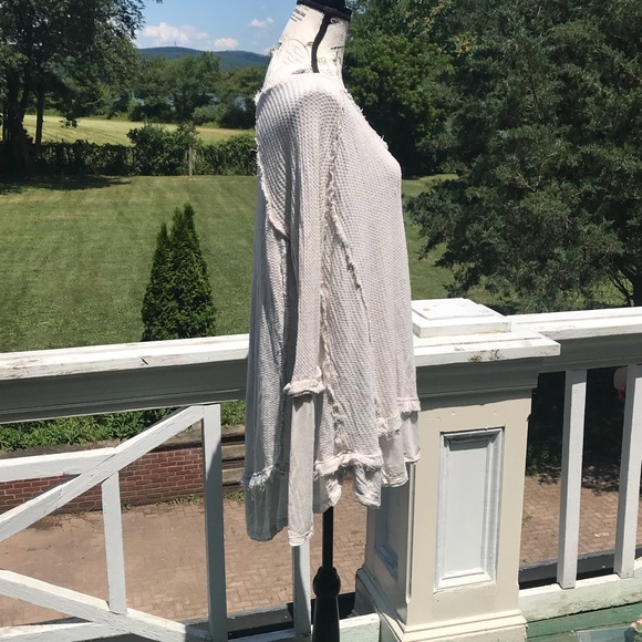 🛑SOLD🛑  FREE PEOPLE Laguna Thermal Top Ivory  LG - Picture 5 of 8